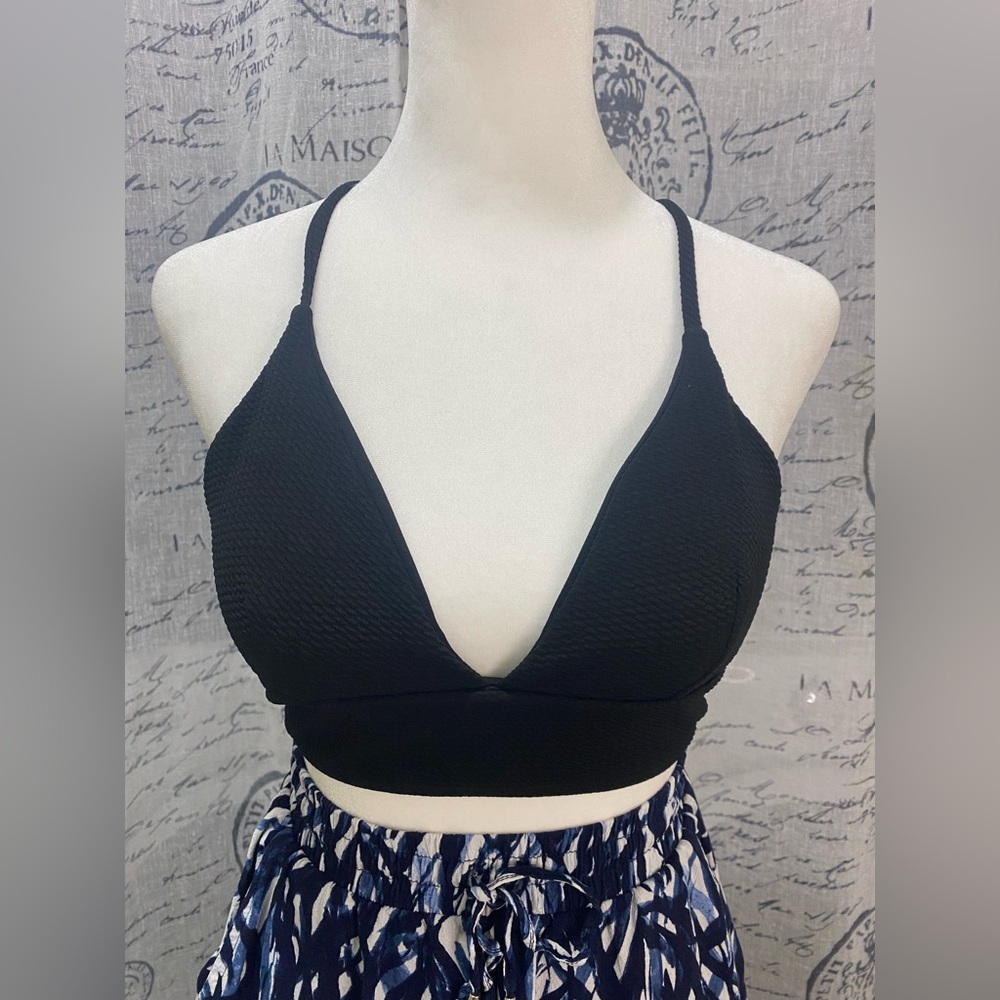 SHEIN | Black Dual Strap Swimsuit Top